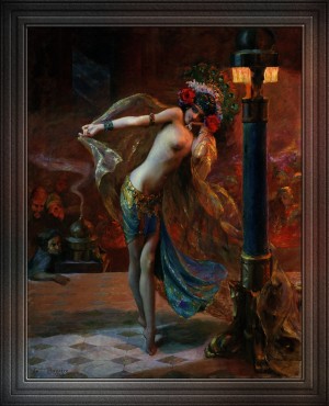 Dance of the Seven Veils by Gaston Bussiere Classical Art Old Masters Reproduction